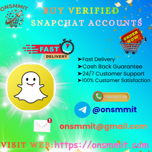 Buy Verified Snapchat Accounts